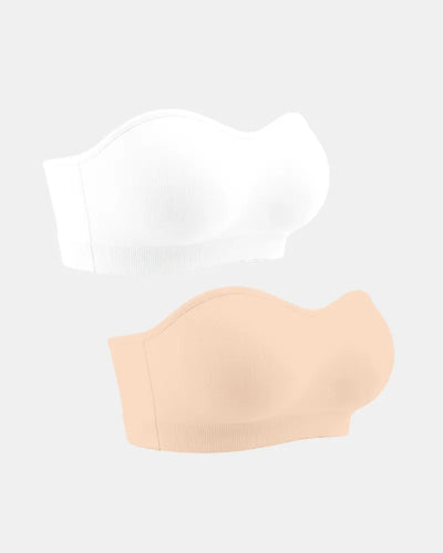 Women's Non-Slip Invisible Lifting Seamless Strapless Bra - Pack 6 - Soft Intention