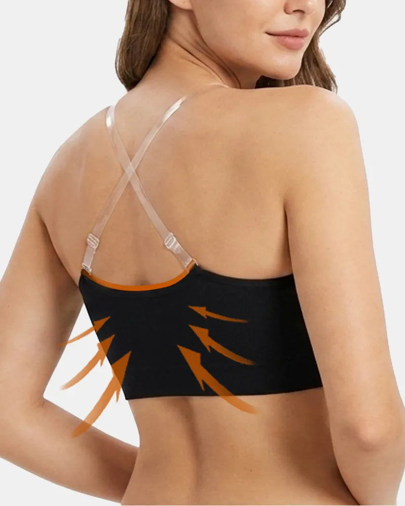 Women's Non-Slip Invisible Lifting Seamless Strapless Bra - Soft Intention-Details-3
