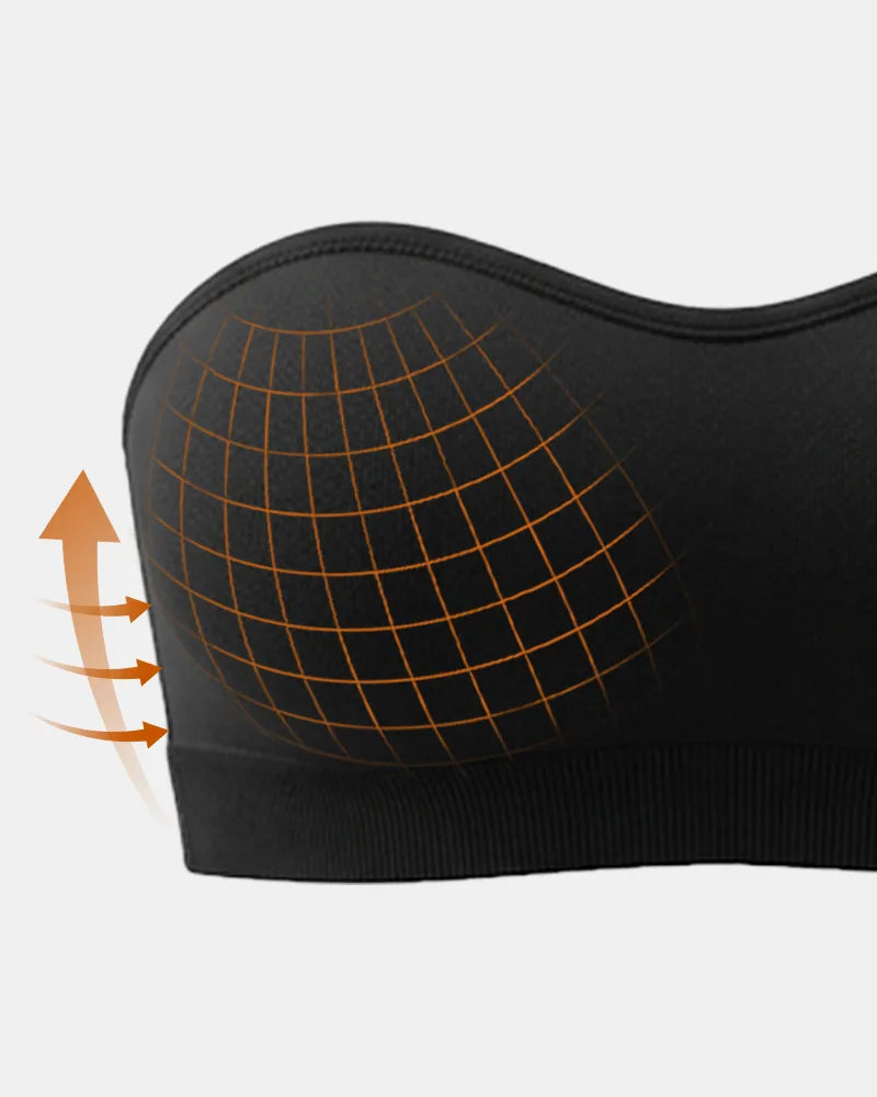 Women's Non-Slip Invisible Lifting Seamless Strapless Bra - Soft Intention-Details-8