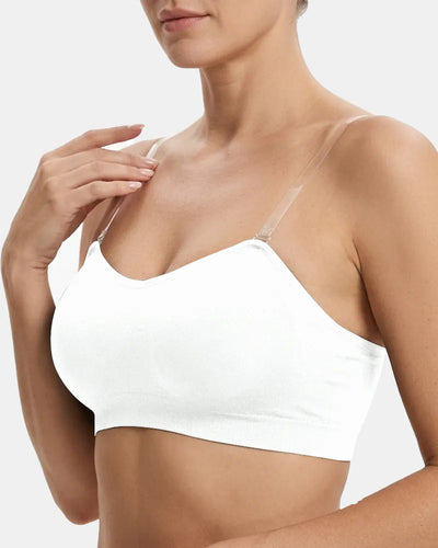 Women's Non-Slip Invisible Lifting Seamless Strapless Bra - White - Soft Intention-2