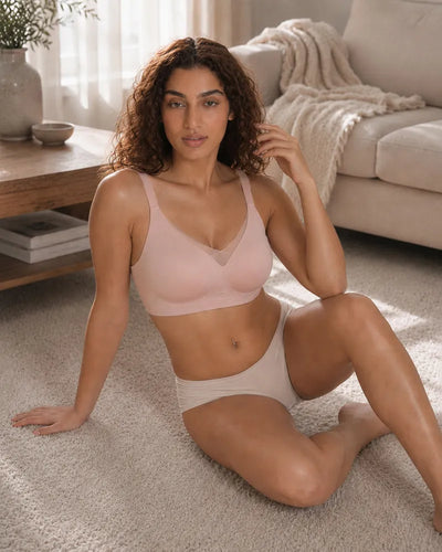Women's Plus Size Seamless Wireless Bra - Soft Intention-Details-3