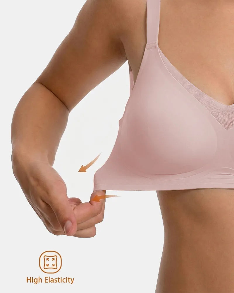 Women's Plus Size Seamless Wireless Bra - Soft Intention-Details-7