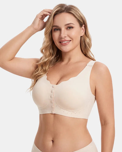 Plus Size Comfort Wireless Front-Close Bra
