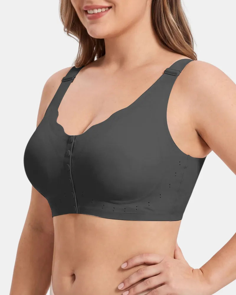 Plus Size Comfort Wireless Front-Close Bra