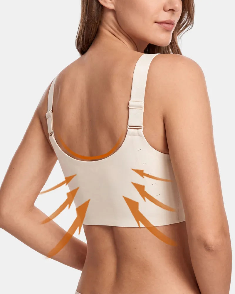Plus Size Comfort Wireless Front-Close Bra