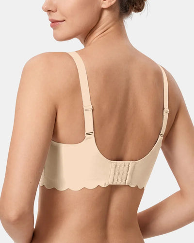 Scallop Nursing Bra with Effortless Pumping Support