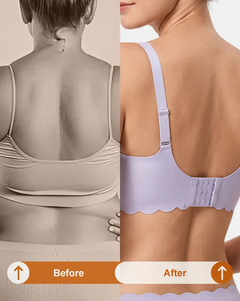 Scallop Nursing Bra with Effortless Pumping Support