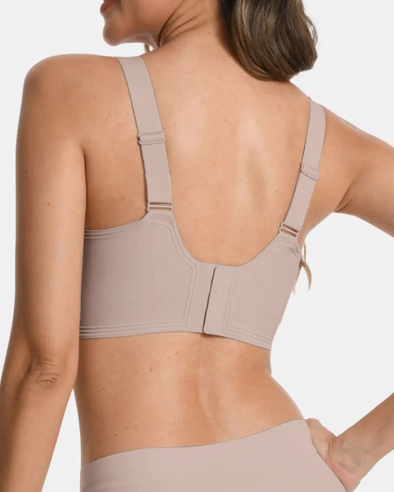 Women's Push Up Wireless Full Coverage Seamless Jelly Bra - Gray - Soft Intention-3