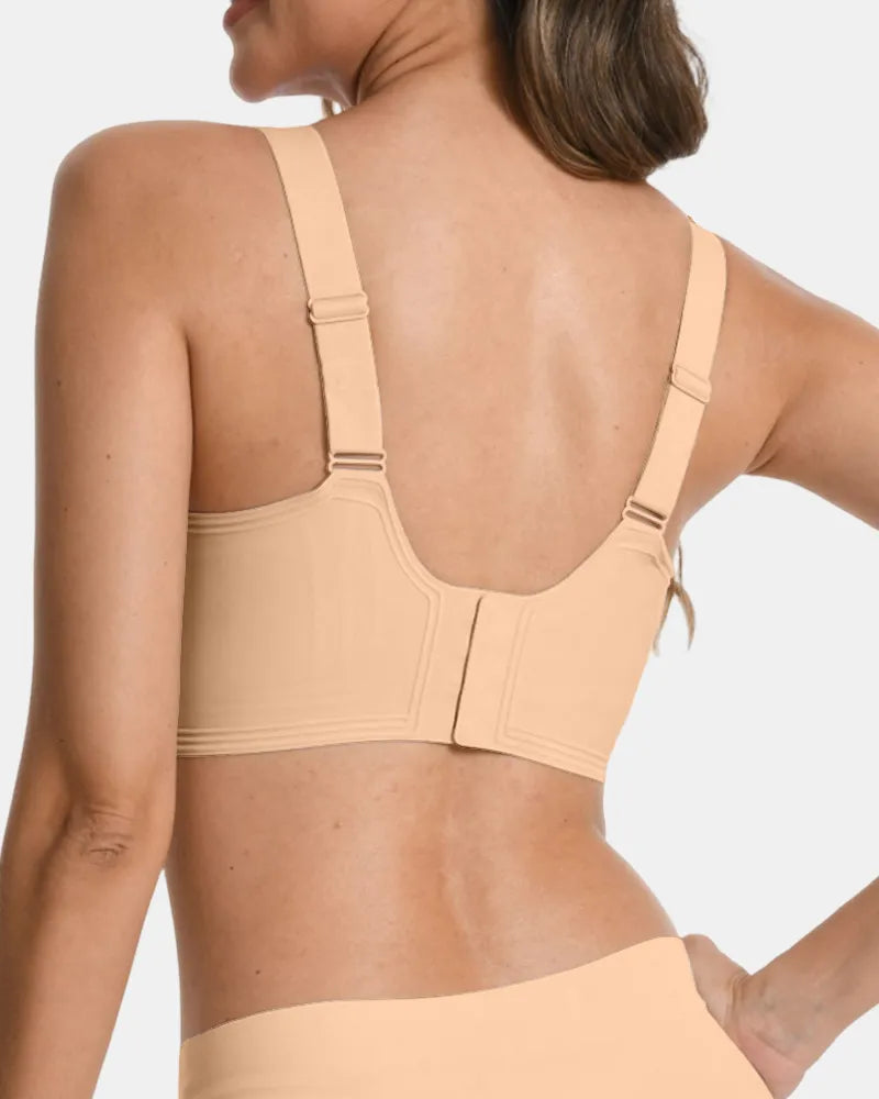 Women's Push Up Wireless Full Coverage Seamless Jelly Bra - Light Nude - Soft Intention-3