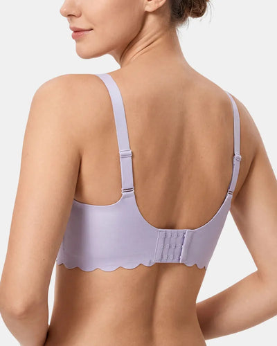 Scalloped Seamless Nursing Bra with Back Smoothing