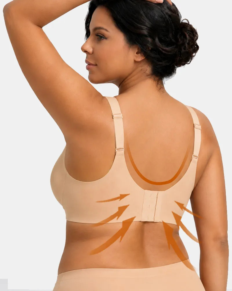 Scalloped Seamless Nursing Bra with Easy Clips
