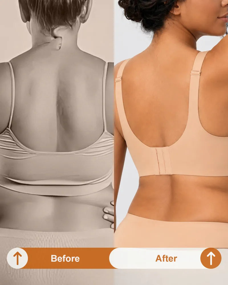 Scalloped Seamless Nursing Bra with Easy Clips