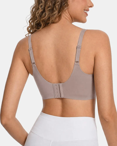 Women's Seamless Lift Jelly Bra Breathable Teardrop Hollow - Gray - Soft Intention-3