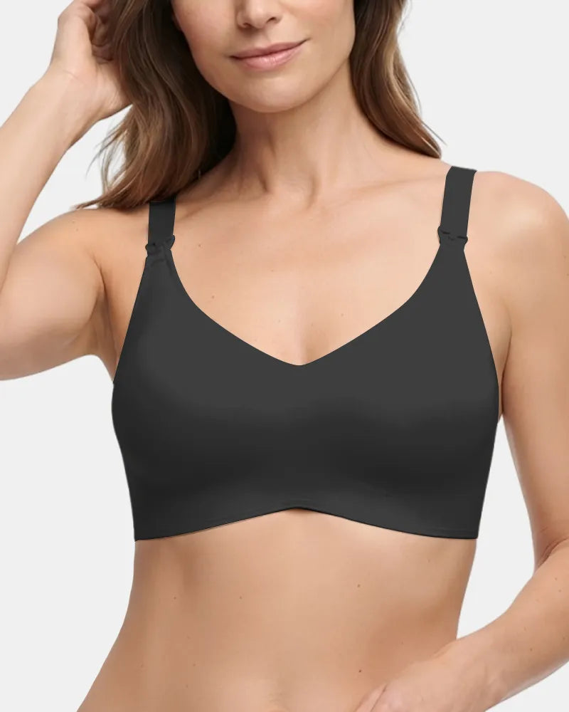 Seamless Nursing Bra with Easy Clips