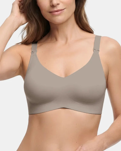 Seamless Nursing Bra with Easy Clips