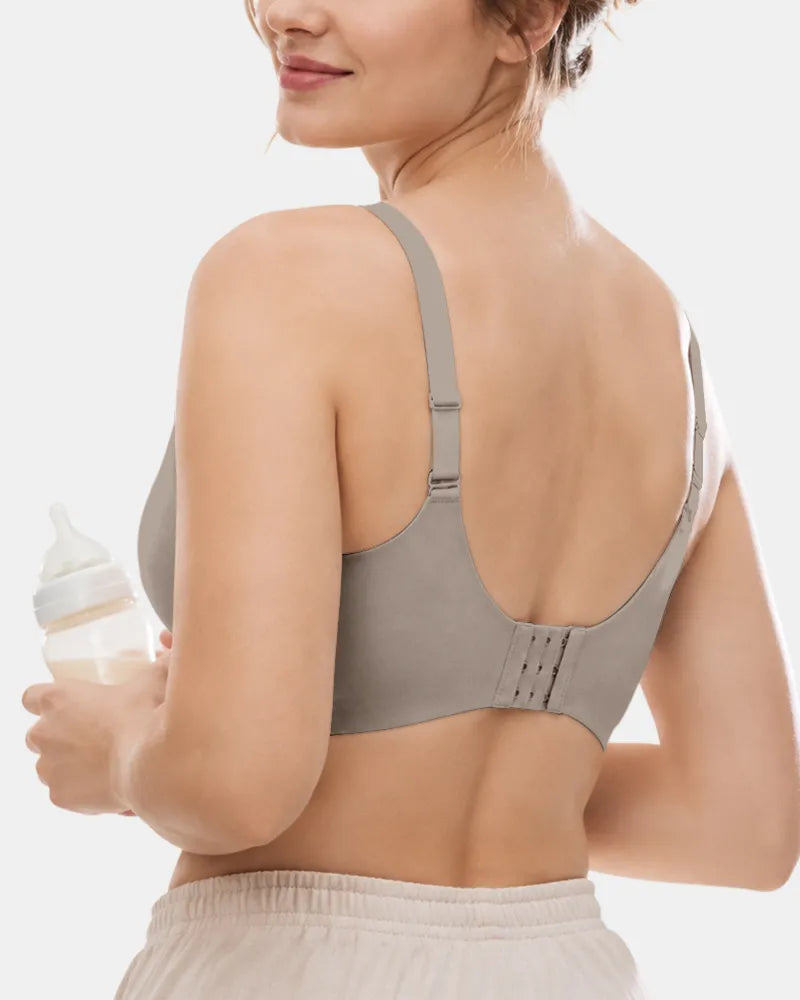 Seamless Nursing Bra with Easy Clips