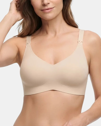 Seamless Nursing Bra with Easy Clips