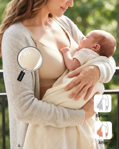 Seamless Nursing Bra with Easy Clips