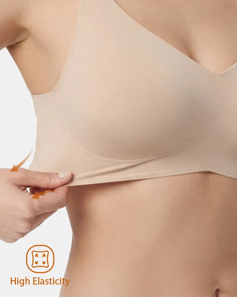 Seamless Nursing Bra with Easy Clips
