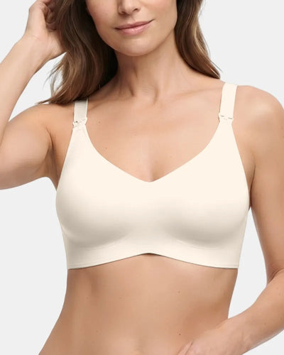 Seamless Nursing Bra with Easy Clips