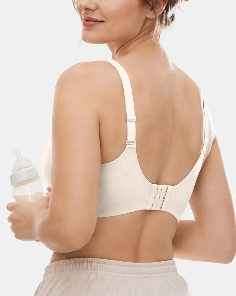 Seamless Nursing Bra with Easy Clips
