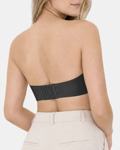 Seamless Strapless Minimizer Bra with Secure Anti Slip Support