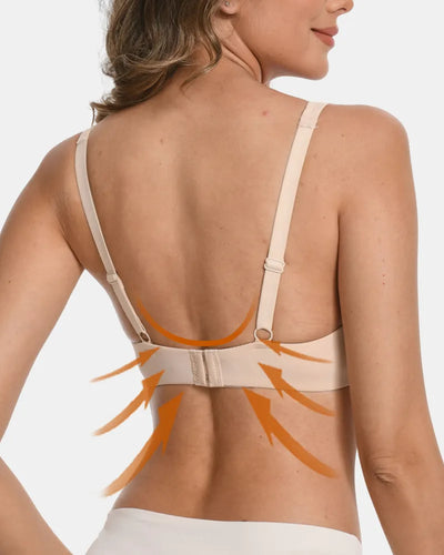 Women's Seamless Underwire Effortless Shaping Lift Balconette Bra - Soft Intention-Details-3