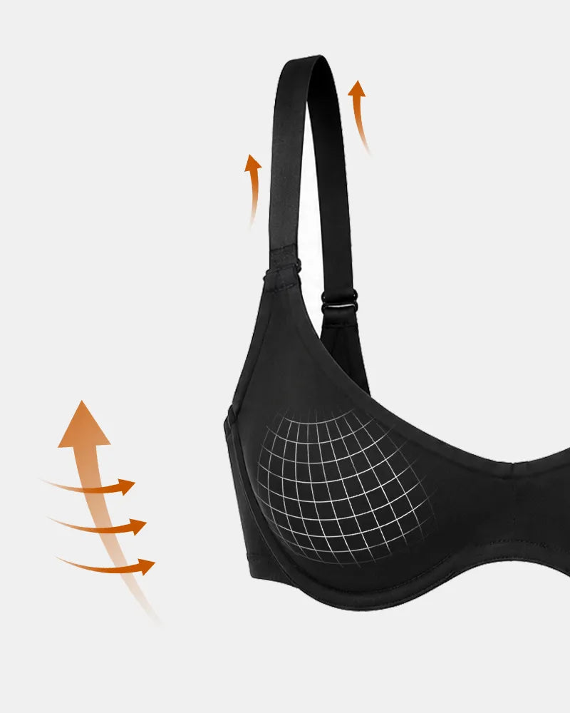 Unpadded Balconette Bra with Natural Lift