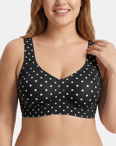 Lightly Lined Fixed Cup Jelly Bra, S-6XL
