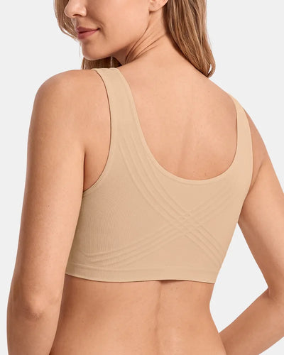 Women's Upgraded Summer Jelly Wireless T-Shirt Bra - Light Nude - Soft Intention-3