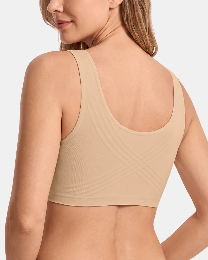 Women's Upgraded Summer Jelly Wireless T-Shirt Bra - Light Nude - Soft Intention-3