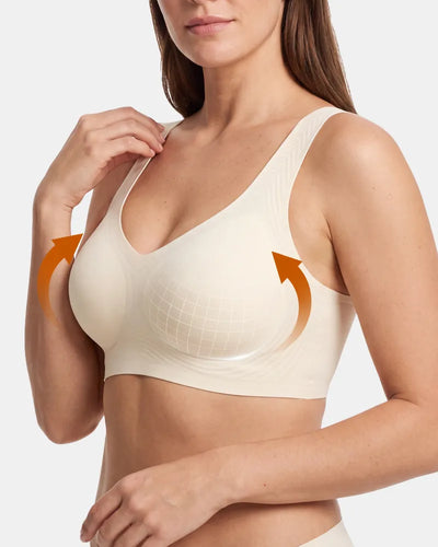 Women's Upgraded Summer Jelly Wireless T-Shirt Bra - Soft Intention-Details-2