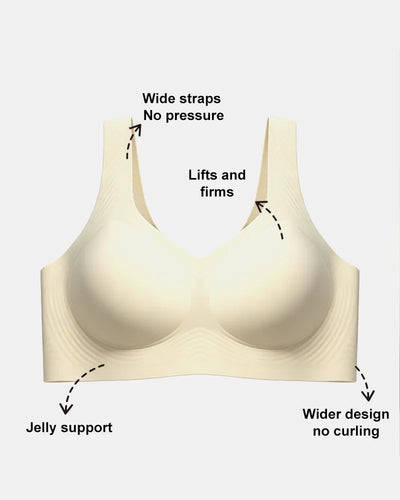 Women's Upgraded Summer Jelly Wireless T-Shirt Bra - Soft Intention-Details-7
