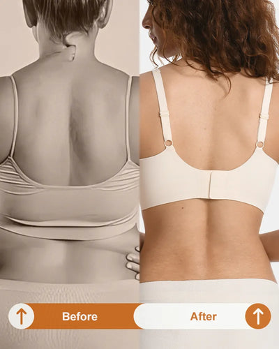 Women's V-Neck Jelly Bra Back Clasp - Soft Intention-Details-8