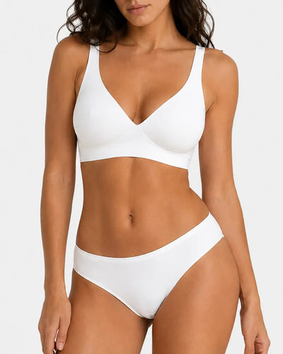 V Neck Matching Set