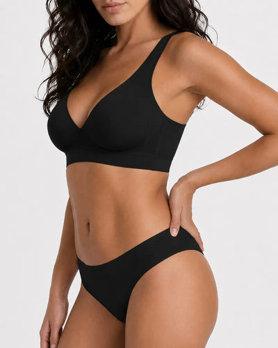 V Neck Matching Set