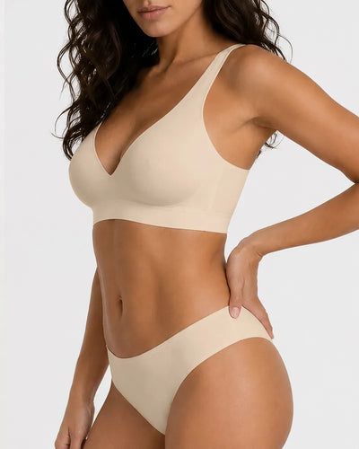 V Neck Matching Set