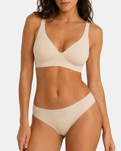 V Neck Matching Set