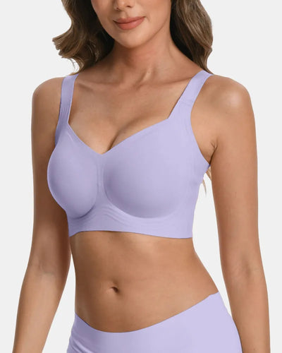 Women's Wireless Full Coverage Jelly Bra - Lavender - Soft Intention-1