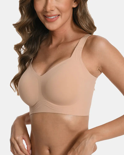 Women's Wireless Full Coverage Jelly Bra - Light Nude - Soft Intention-2