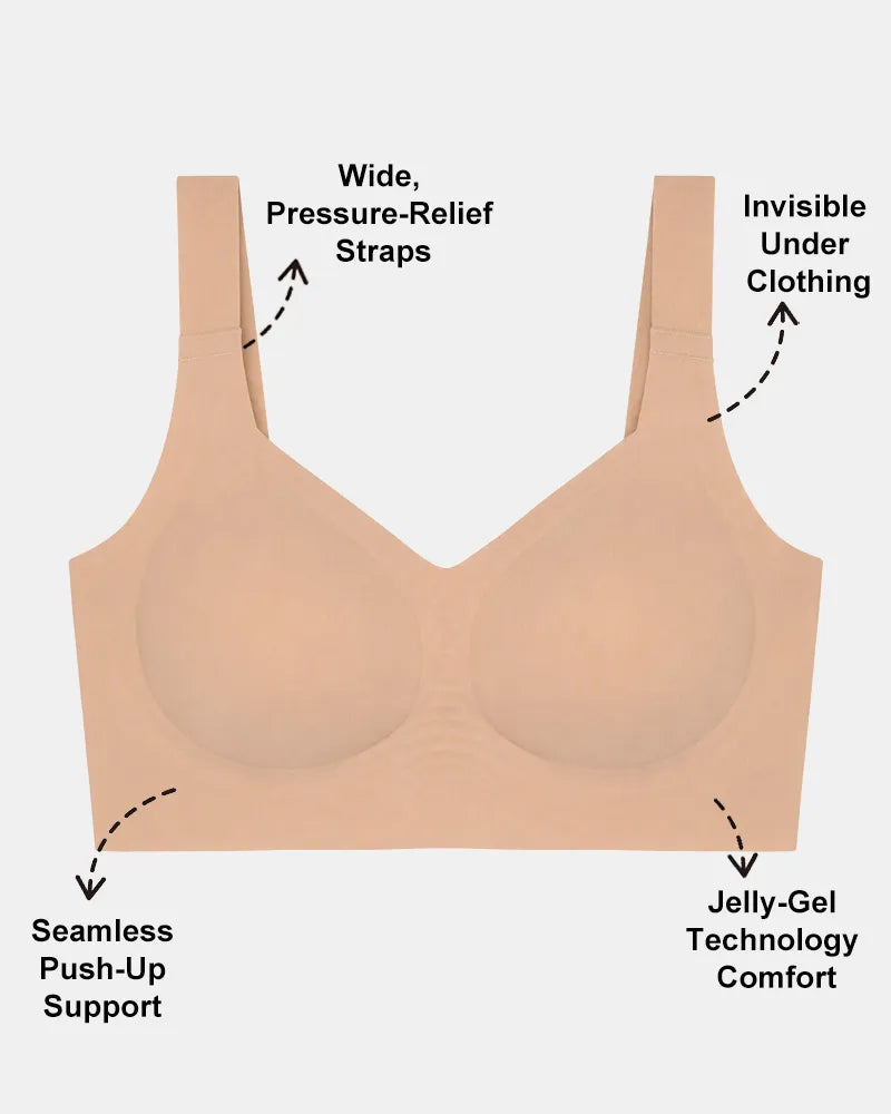 Women's Wireless Full Coverage Jelly Bra - Soft Intention-Details-7
