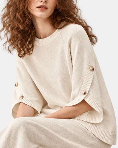 Women's 3/4 Sleeve Knit Sweater