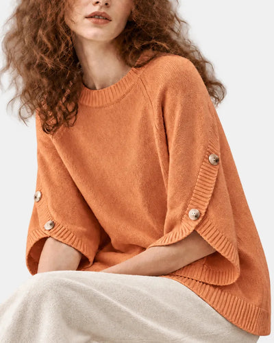 Women's 3/4 Sleeve Knit Sweater